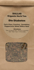 Dr. DALLAS Organic Herbal Tea Blend DIE DIABETES -8 Week Supply